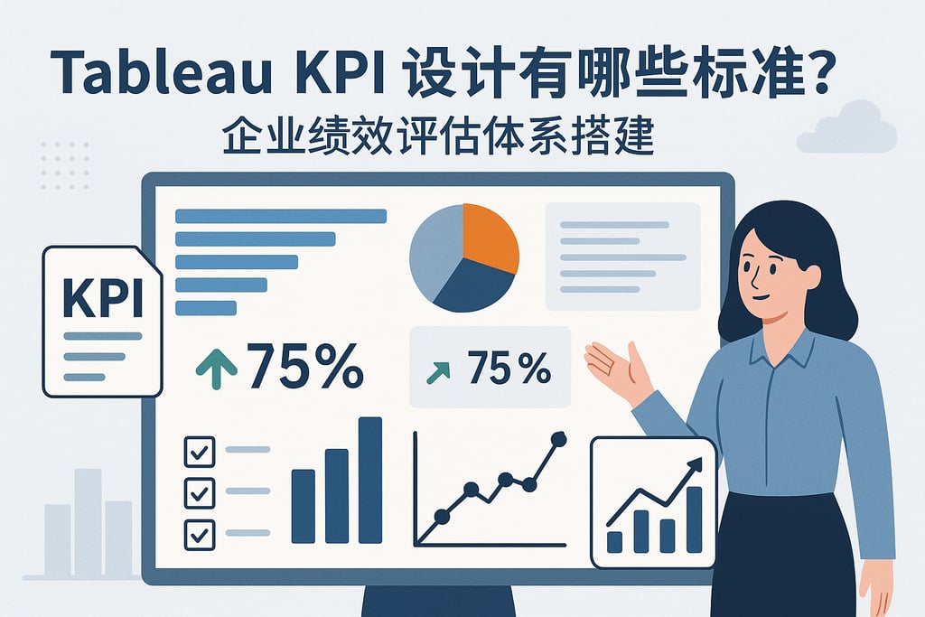 Tableau KPI设计有哪些标准？企业绩效评估体系搭建